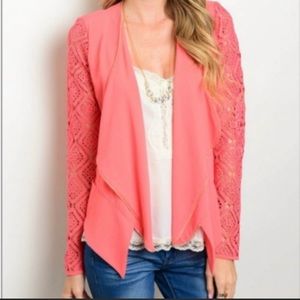 Woman’s coral Blazer